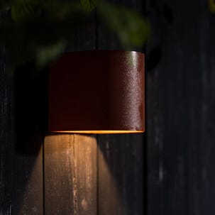 Liten fasadbelysning solcell, downlight Northlight 