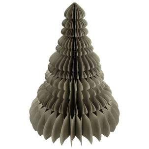 Pappersgran dekoration, veckad med magnet, 50 cm