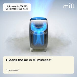 Mill Silent Pro smart luftrenser med True HEPA13-filter, 115 m2