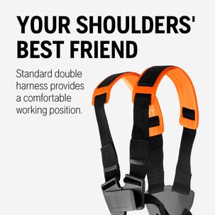 Husqvarna 122R bensindriven röjsåg med tråd och sele