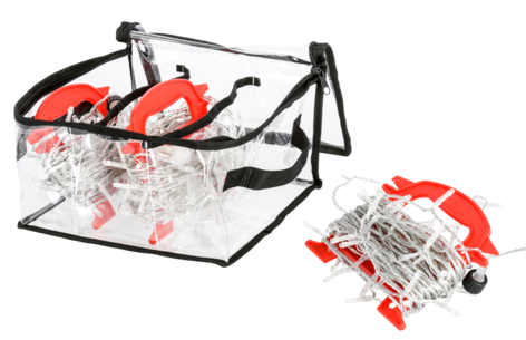 Veske for oppbevaring av lysslynger