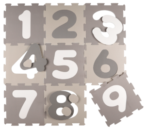 Pusselmatta med siffror