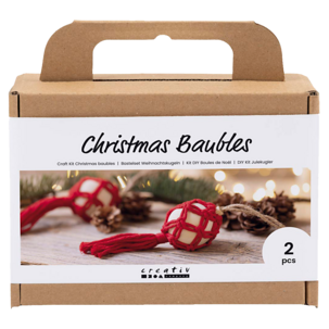 Creativ Company DIY-sett makramé julekuler