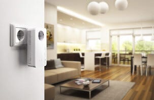 HomePlug Devolo dLAN 1200 + WiFi AC Starter Kit