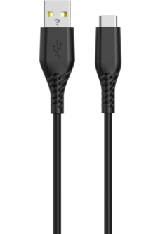 USB C kabel 2m USB A till USB C Clas Ohlson