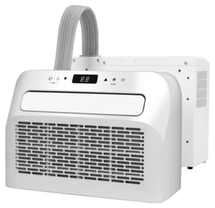 Portabel AC för husvagn och husbil, med slang 