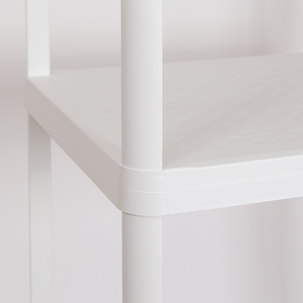 Oppbevaringshylle til over vaskemaskin, 75 x 57,5 x 187 cm