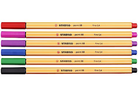 Pennor Stabilo Point 88 Fineliner