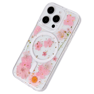 Anmiki mobildeksel Flower for iPhone 17e / 16e / 15 / 14 / 13