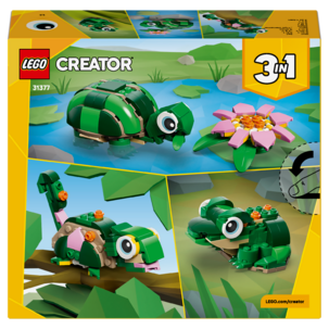 LEGO Creator 3-i-1 Skilpadde med vannliljeblomst 31377, fra 7 år