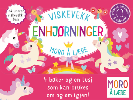 Viskevekk enhjørninger, aktivitetsbøker