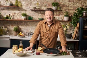 Jamie Oliver Easy Cook Tefal stekpanna, keramisk