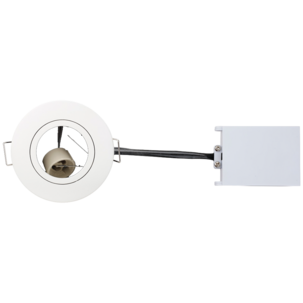 Designlight Tenny downlight GU10 vinklingsbar 87,5 mm, vit