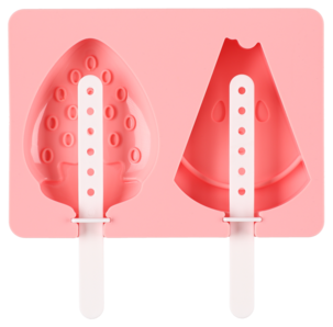 Isform i silikon fruktmotiv, 2 ispinner