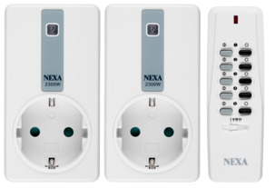 Nexa EYCR2-2300 2-pack fjernstrømbrytere