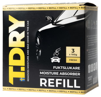 Refill till TDry fuktslukare Fresh, 3-pack