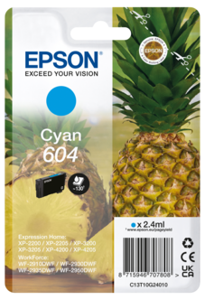 Epson 604 bläckpatron, flera färger
