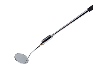 Plukkemagneter med lysdiode og speil