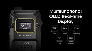 Nitecore EDC29 lommelykt, USB-C-oppladbar, IP54 6500 lm