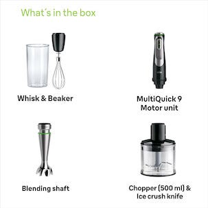 Stavmikser Braun MultiQuick 9 stavmikser, MQ9135XI