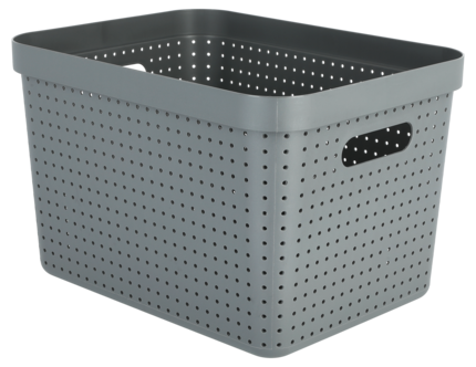 Förvaringskorg Neat grå, återvunnen plast