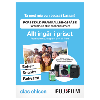 Fujifilm förbetald fotopåse 36 bilder