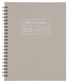 Receptbok, Mina egna recept, spiralbunden, 80 blad