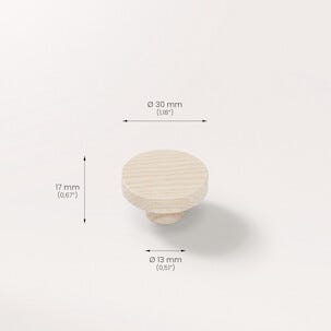 Prettypegs möbelknopp Lilian 30 mm 1-pack