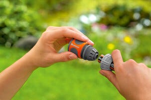 Gardena slangkopplingar 13 mm och 15 mm, 2-pack