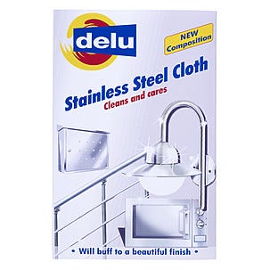 Putsduk för rostfritt stål, Delu