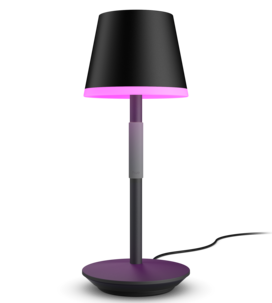 Philips Hue WCA Go bærbar bordlampe i metall, 35 cm