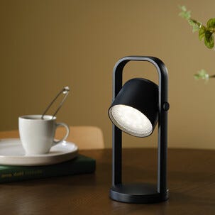 Laddningsbar bordslampa LED, dimbar, 26,5 cm