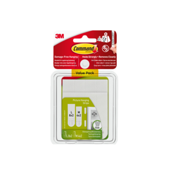 Tavelupphängning Command Value Pack, medium / large