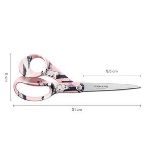 Fiskars Mummi Love saks universal, høyre, 21 cm