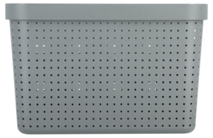 Säilytyskori Neat harmaa, uusiomuovia