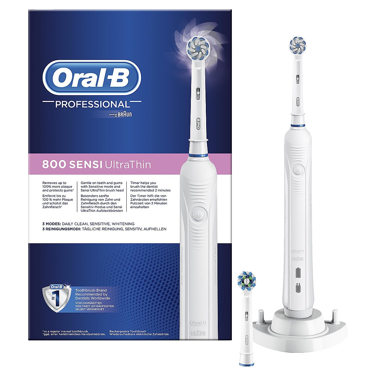 Eltandborste Oral-B PRO 800 Sensitive Clean
