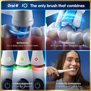 Oral-B iO9 elektrisk tannbørste, 7 børstemodi