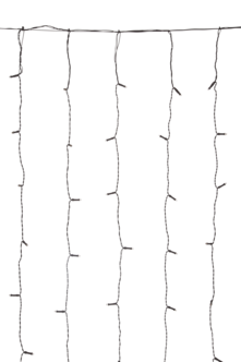 Jatkettava LED-valoverho Northlight