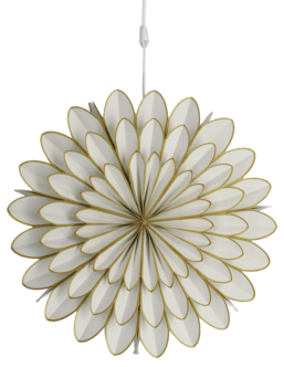 Adventsstjärna papp blomma 46 cm, Northlight