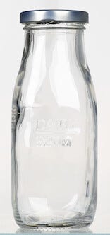 Glassflaske med skrukork, 0,32 l