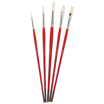 Wagner penslar oljemålning svinborst, 5-pack