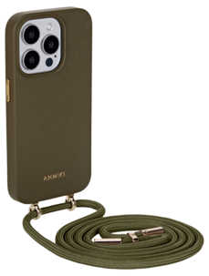 Anmiki mobildeksel med skulderreim til iPhone 13 Pro