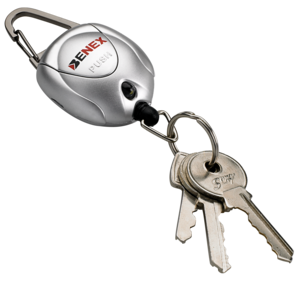 Avaimenperä, jossa nailonsiima ja valaisin