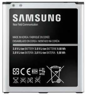 Matkapuhelimen akku Samsung Galaxy S4:ään
