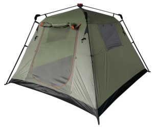 Telt 4 personer Quick-up, 2,4 × 2,1 m, grønt