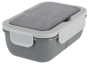 Matlåda med bestick och två fack