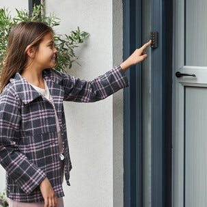 Yale Koodilukko terassinovi parvekkeenovi, vasen