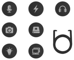 Streamplify Hub Deck 5, 5-porttinen RGB USB-hubi