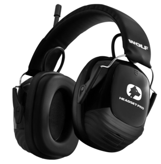 Wolf Headset Pro hörselkåpor, FM/DAB+, Bluetooth