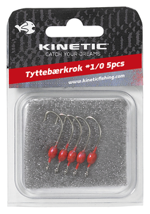 Krokar för sill 1/0 Kinetic Sabiki Tyttebärkrok